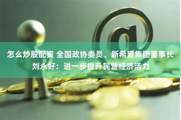 怎么炒股配资 全国政协委员、新希望集团董事长刘永好：进一步提升民营经济活力
